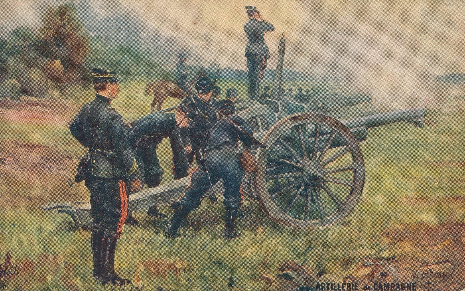 Французский артиллерист первой мировой войны